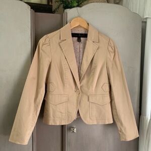 Apostrophe Tan Blazer Jacket